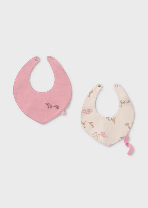 MAYORAL - set 2 bavette impermeabili rosa corredino invernale 25/26 - GIRL