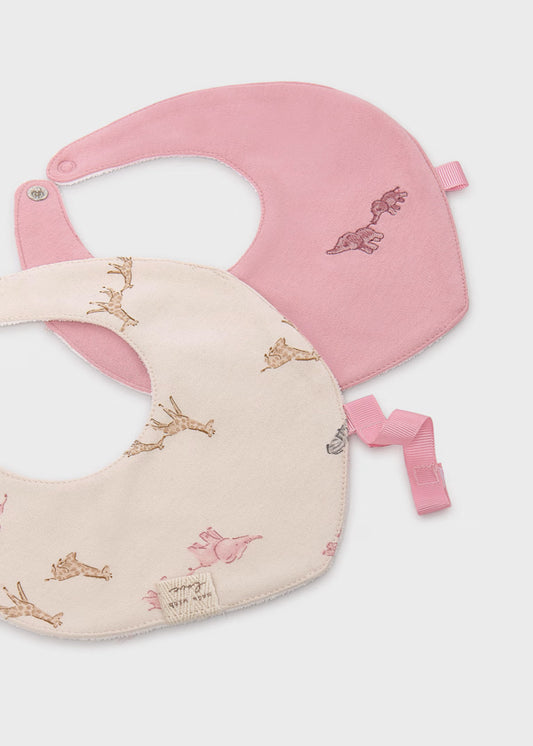 MAYORAL - set 2 bavette impermeabili rosa corredino invernale 25/26 - GIRL