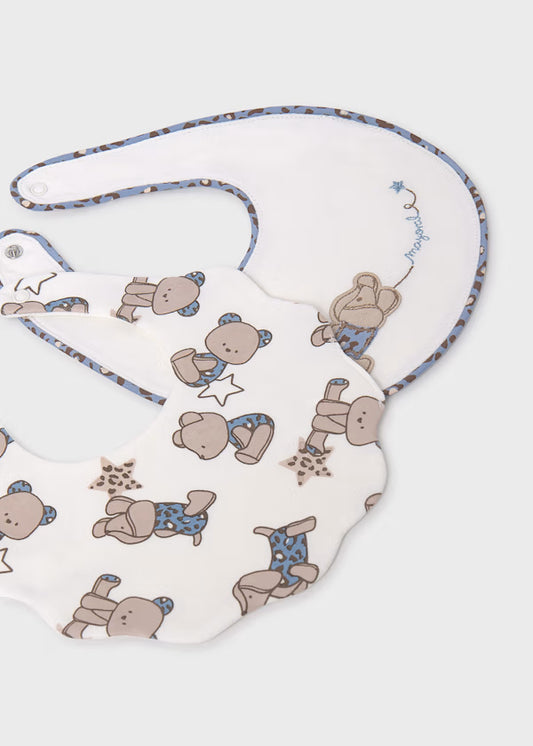 MAYORAL - set 2 bavette azzurro corredino invernale 25/26 - GIRL