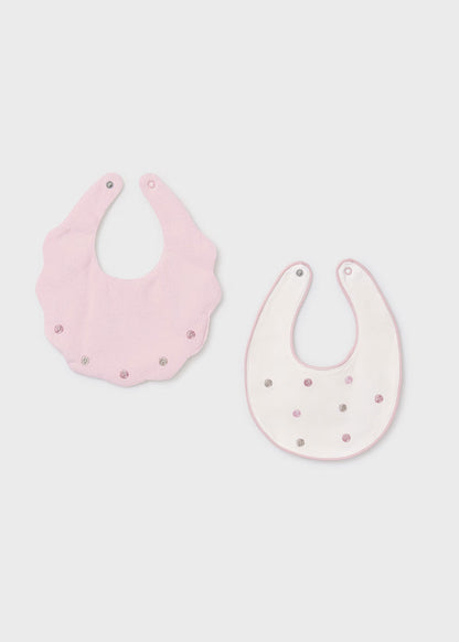 MAYORAL - set 2 bavette rosa baby corredino invernale 25/26 - GIRL