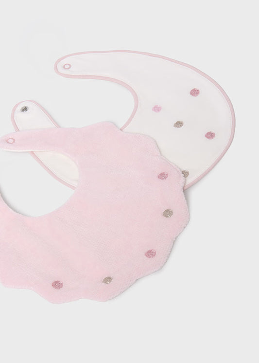 MAYORAL - set 2 bavette rosa baby corredino invernale 25/26 - GIRL