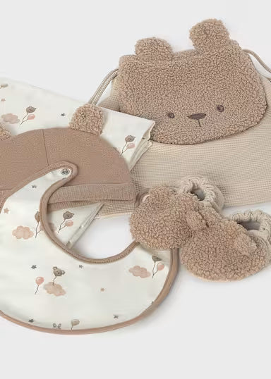 MAYORAL - set regalo orsetto beige - invernale