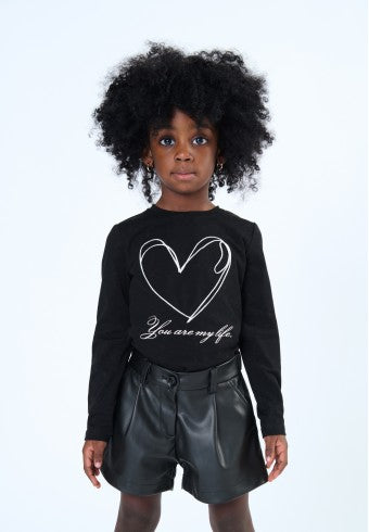 TO BE TOO - pantaloncino ecopelle abbigliamento invernale 25/26 j - GIRL