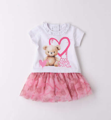 MINIBANDA - completo 2 pz orsetto abbigliamento est 25 b - GIRL