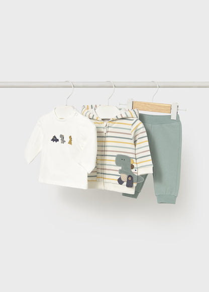 MAYORAL - tuta 3 pz righe abbigliamento invernale 25/26 b - BOY