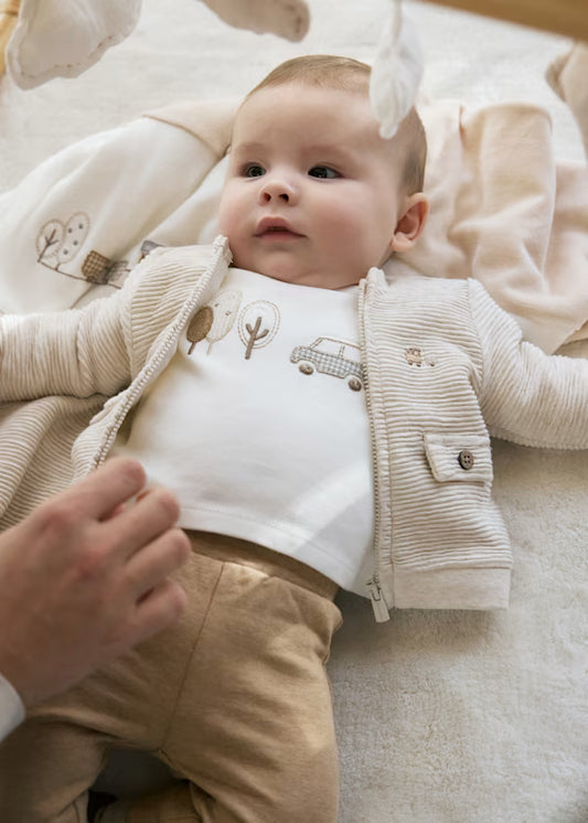 MAYORAL - tuta 3 pz beige abbigliamento invernale 25/26 b - BOY
