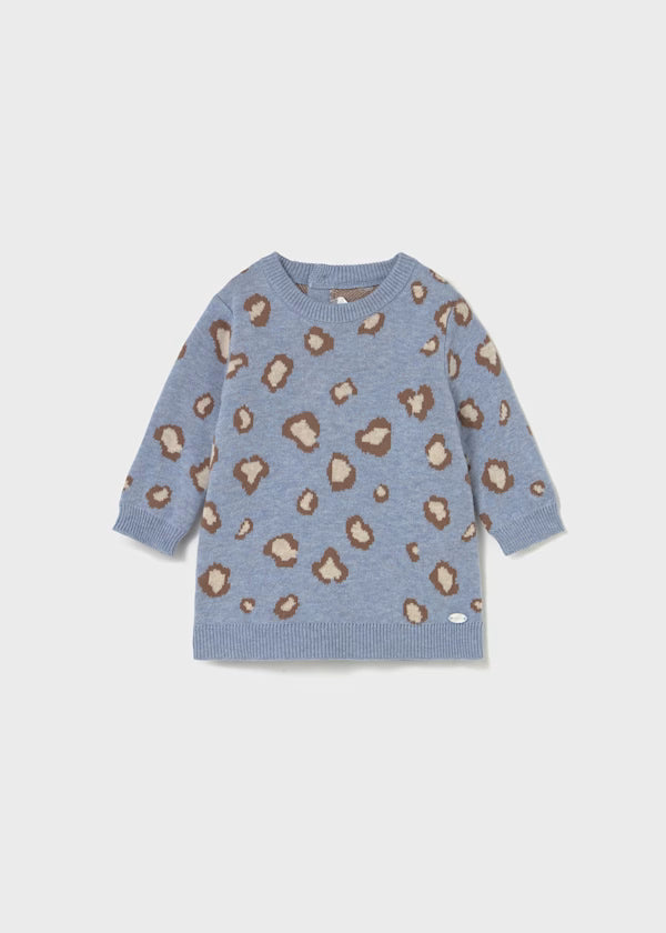 MAYORAL - maxipull neonata leopardato abbigliamento invernale 25/26 b - GIRL