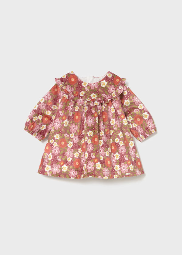 MAYORAL - vestito velluto stampato abbigliamento invernale 25/26 b - GIRL