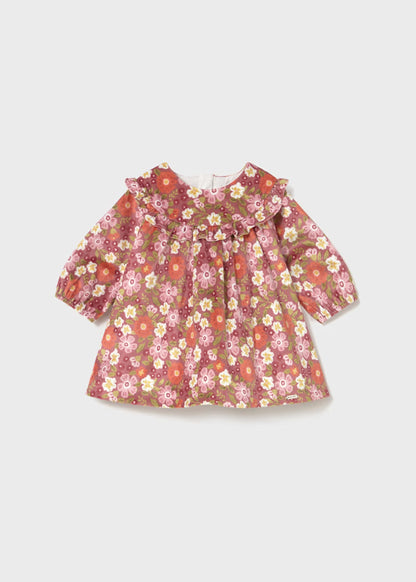 MAYORAL - vestito velluto stampato abbigliamento invernale 25/26 b - GIRL