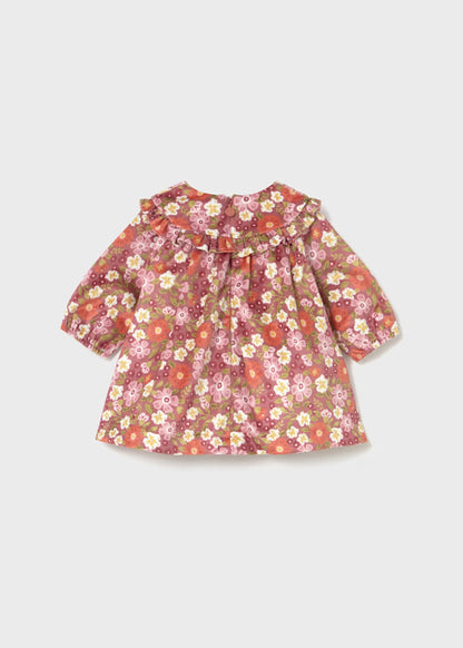 MAYORAL - vestito velluto stampato abbigliamento invernale 25/26 b - GIRL
